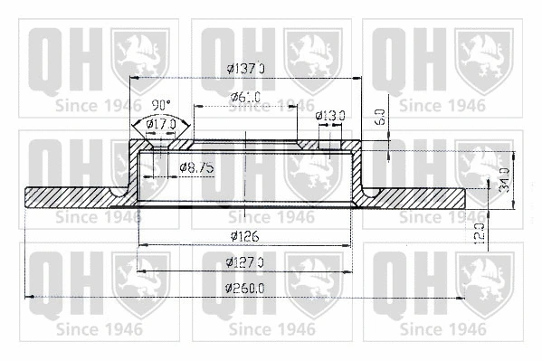 Brake Disc (BDC3565)