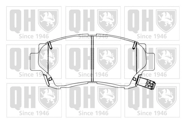 Brake Pad Set, disc brake (BP884)