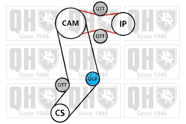 Timing Belt Kit (QBK650)