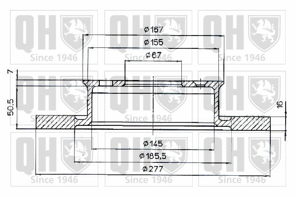 Brake Disc (BDC4267)