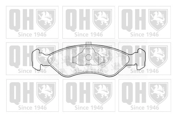 Brake Pad Set, disc brake (BP585)