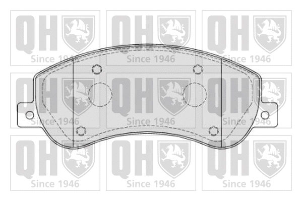 Brake Pad Set, disc brake (BP1818)