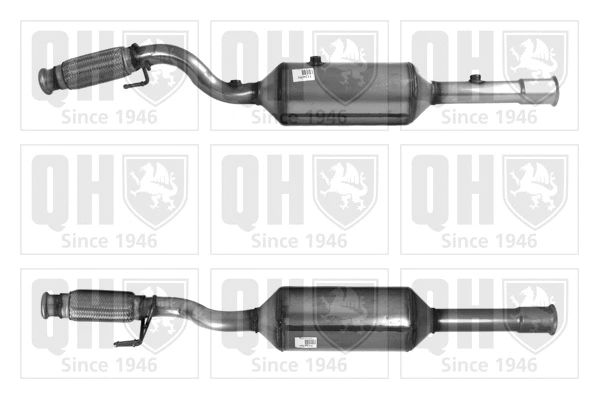 Soot/Particulate Filter, exhaust system (QDPF11247HP)