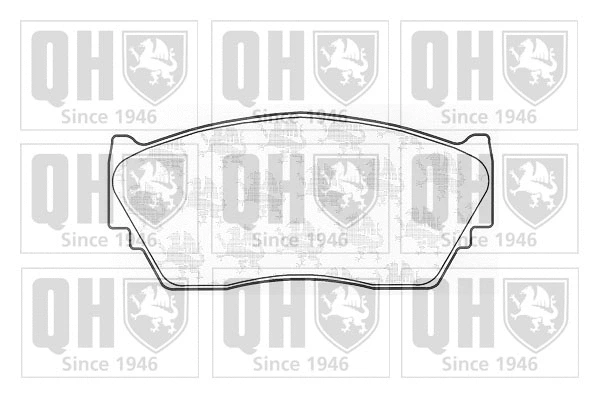 Brake Pad Set, disc brake (BP603)