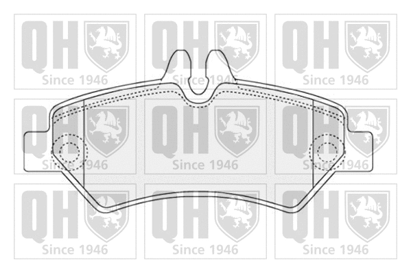 Brake Pad Set, disc brake (BP1556)