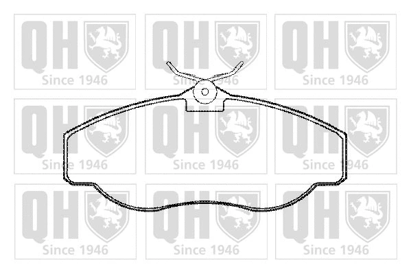 Brake Pad Set, disc brake (BP959)