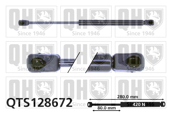 Gas Spring, boot/cargo area (QTS128672)
