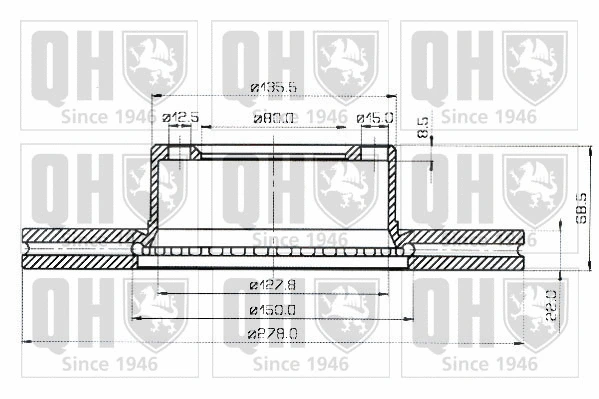 Brake Disc (BDC3443)