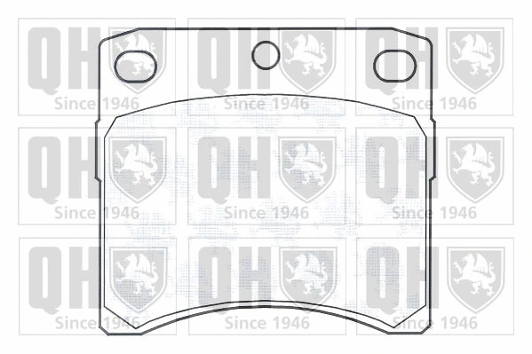 Brake Pad Set, disc brake (BP702)
