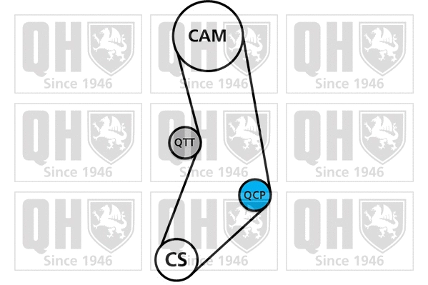 Timing Belt Kit (QBK384)