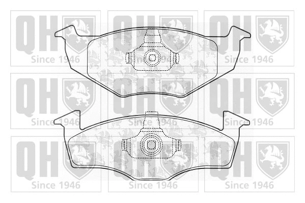 Brake Pad Set, disc brake (BP1056)