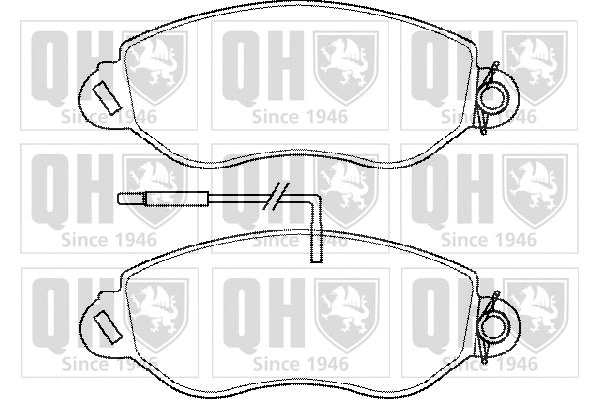 Brake Pad Set, disc brake (BP1450)