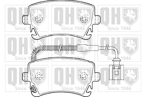 Brake Pad Set, disc brake (BP1441)