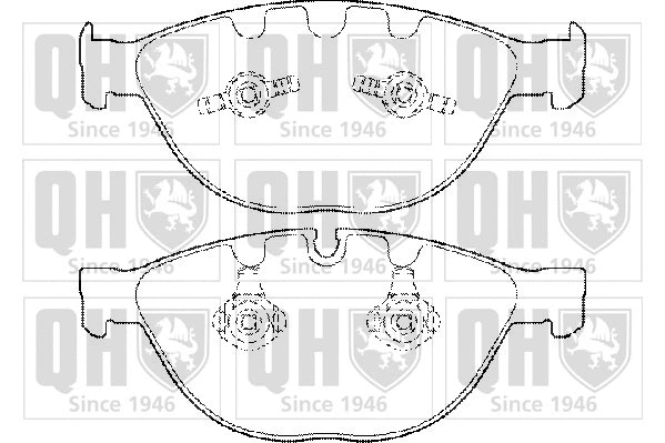 Brake Pad Set, disc brake (BP1492)