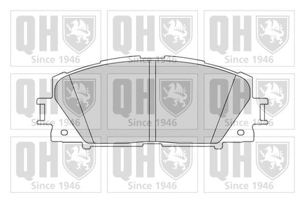 Brake Pad Set, disc brake (BP1586)