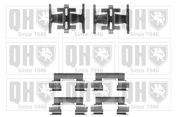 Accessory Kit, disc brake pad (BFK671)