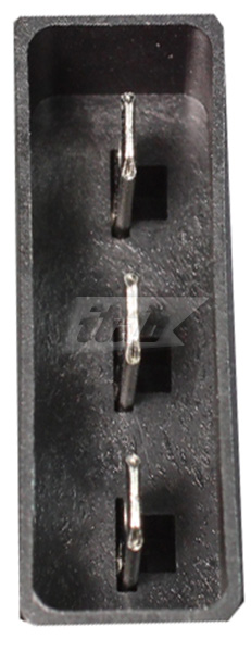 Series resistor, electric motor (radiator fan)