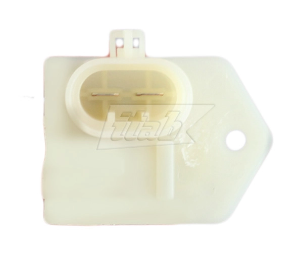 Series resistor, electric motor (radiator fan)