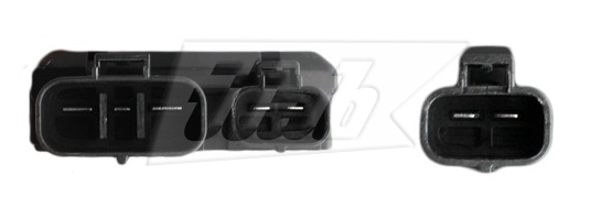 Series resistor, electric motor (radiator fan)