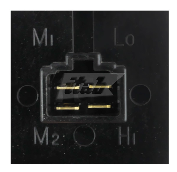 Resistor, interior blower
