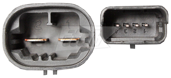 Series resistor, electric motor (radiator fan)