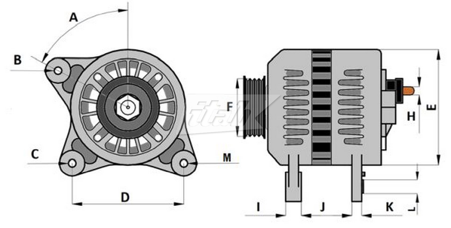 Alternator (20015312RV)