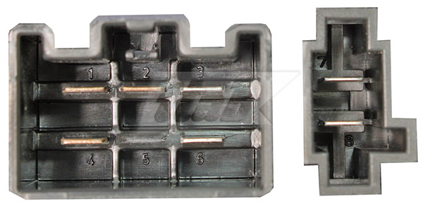 Resistor, interior blower