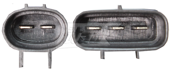 Series resistor, electric motor (radiator fan)