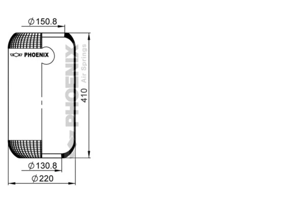 Bellow, air suspension (2 G 20 A)