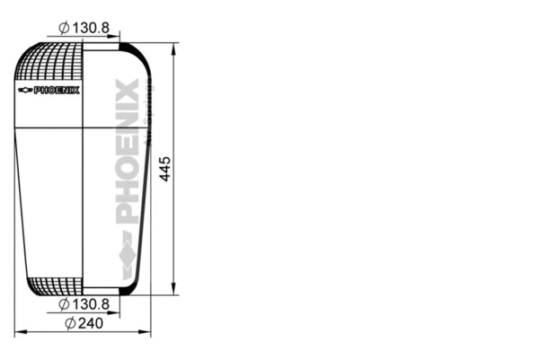 Bellow, air suspension (1 F 21 C-2)
