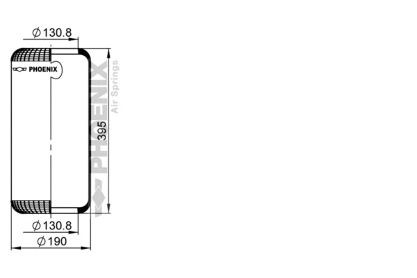 Bellow, air suspension (1 E 18)