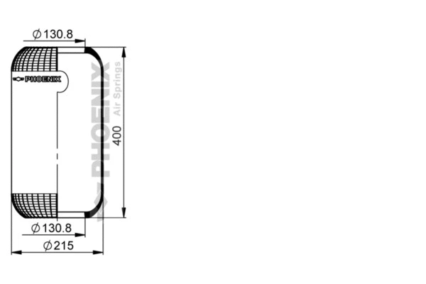 Bellow, air suspension (1 E 21 F)