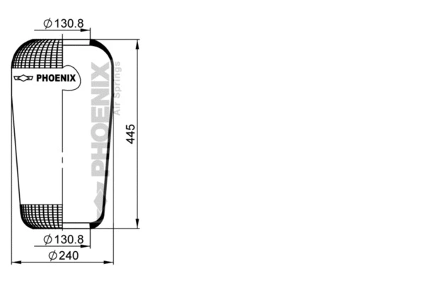Bellow, air suspension (1 F 21 C-5)