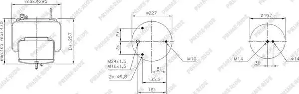 Bellow, air suspension (1R11-949)
