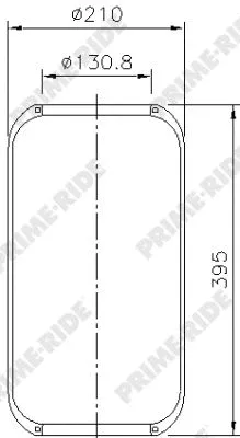 Bellow, air suspension (9009)