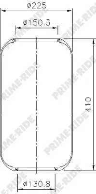 Bellow, air suspension (9005)