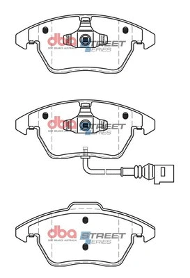 Brake Pad Set, disc brake (DB1849SS)