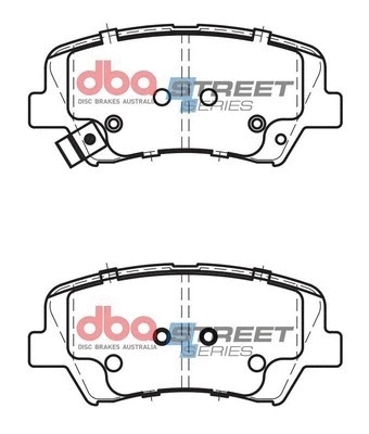 Brake Pad Set, disc brake (DB2443SS)