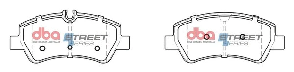Brake Pad Set, disc brake (DB2329SS)