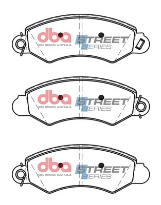 Brake Pad Set, disc brake (DB1982SS)