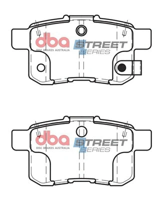 Brake Pad Set, disc brake (DB1953SS)