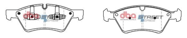 Brake Pad Set, disc brake (DB2048SS)