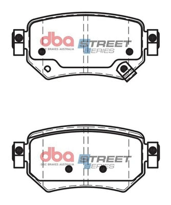 Brake Pad Set, disc brake (DB2425SS)