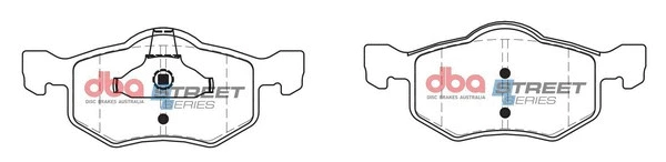 Brake Pad Set, disc brake (DB1426SS)