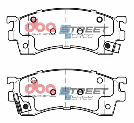 Brake Pad Set, disc brake (DB1255SS)