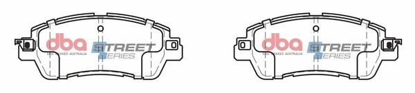 Brake Pad Set, disc brake (DB2334SS)