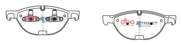 Brake Pad Set, disc brake (DB2209SS)