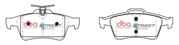 Brake Pad Set, disc brake (DB1763SS)