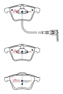 Brake Pad Set, disc brake (DB2402SS)