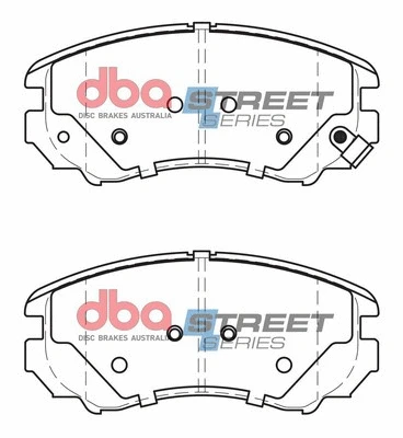 Brake Pad Set, disc brake (DB1504SS)